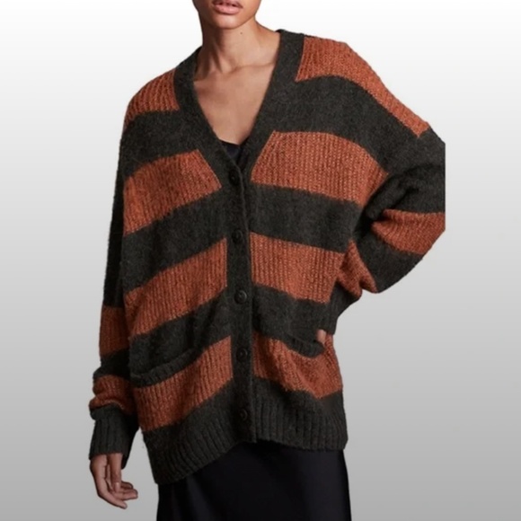 ALL SAINTS Lou Sparkle Cardigan Sweater - Size M Medium BRAND NEW - NWT - Picture 1 of 9